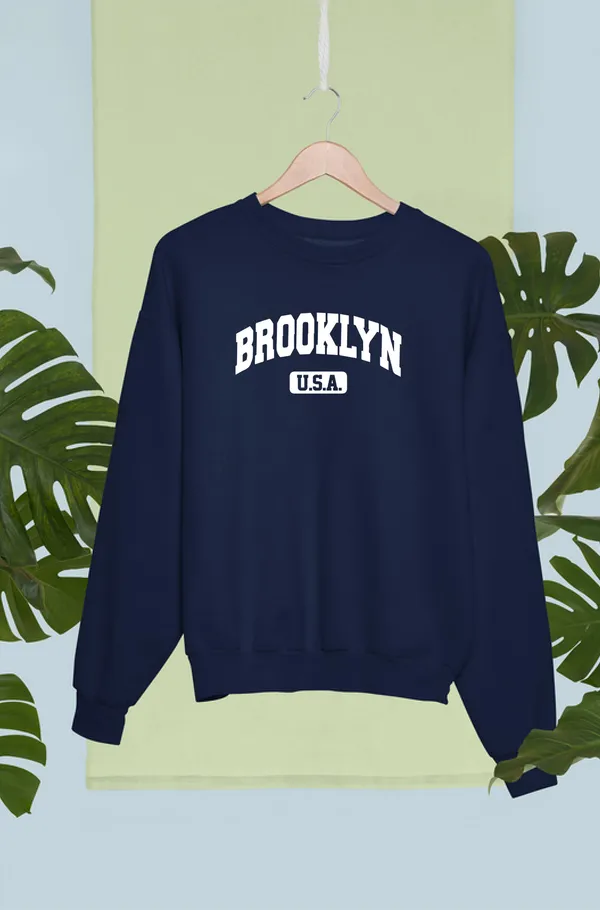 Blue_Cotton_Round_Neck_Sweatshirt_For_Unisex