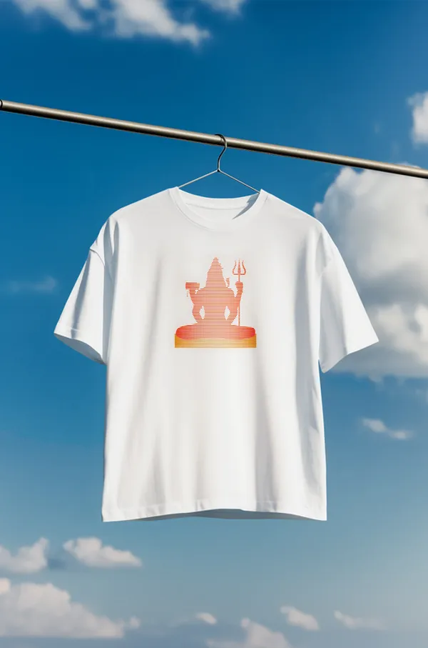 White_Cotton_Round_Neck_Oversize_T_Shirt_For_Unisex