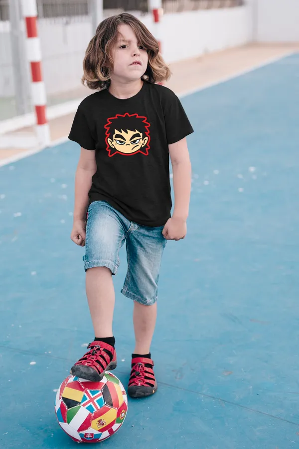 Black_Cotton_Round_Neck_T_Shirt_For_Kids_Boys_And_Girls