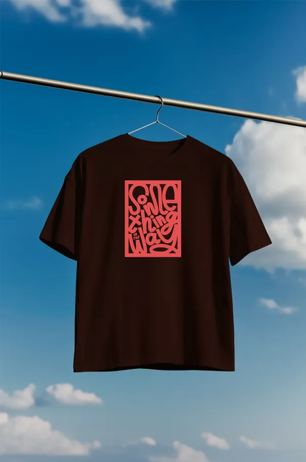 Maroon_Cotton_Round_Neck_Oversize_T_Shirt_For_Unisex