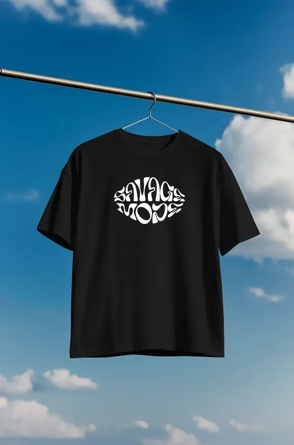 Black_Cotton_Round_Neck_Oversize_T_Shirt_For_Unisex