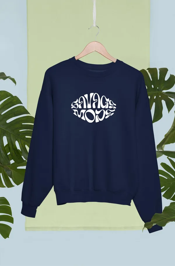 Blue_Cotton_Round_Neck_Sweatshirt_For_Unisex