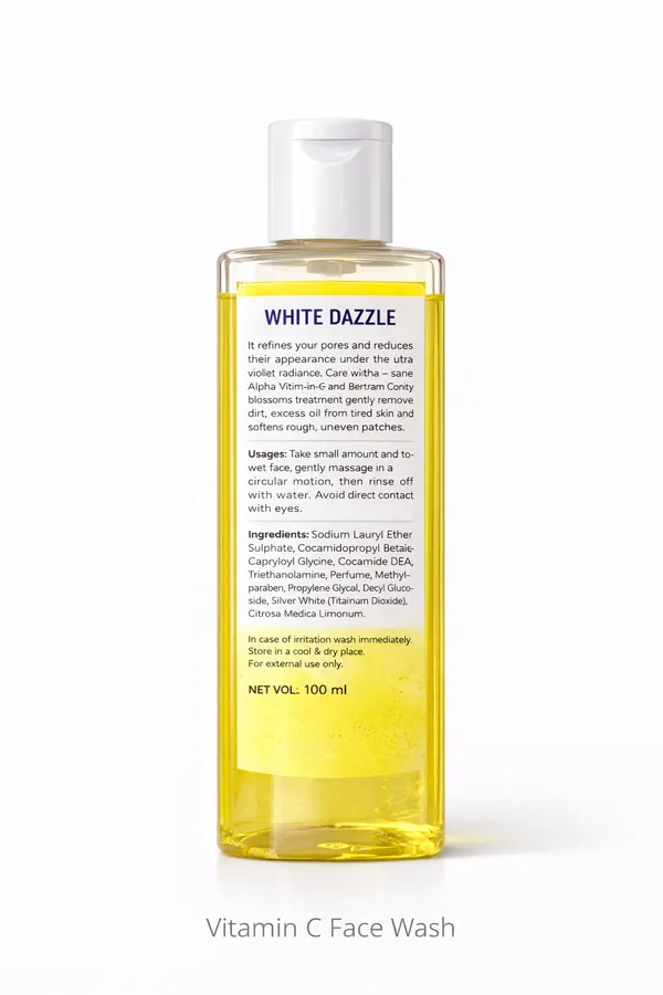 White_Dazzle_Face_Wash_Used_For_Daily_Face_Cleansing_And_Skin_Freshness_Skin_Care_100_Ml