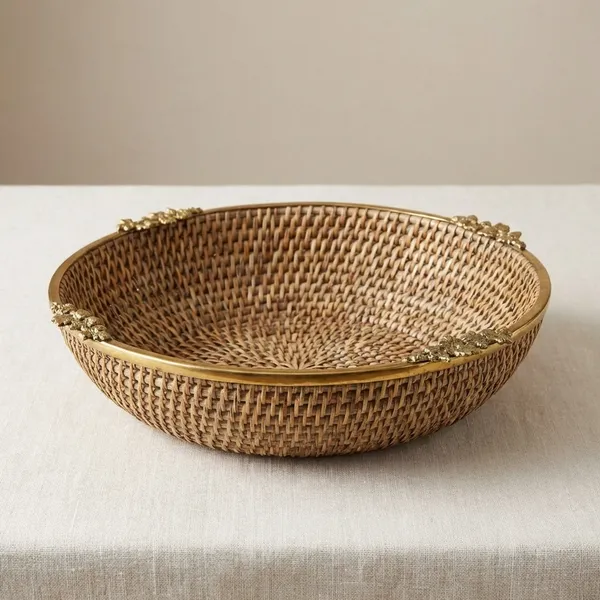 Brass_Rattan_Decorative_Bowl