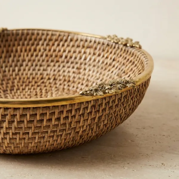 Brass_Rattan_Decorative_Bowl