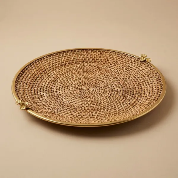 Brass_Rattan_Platter