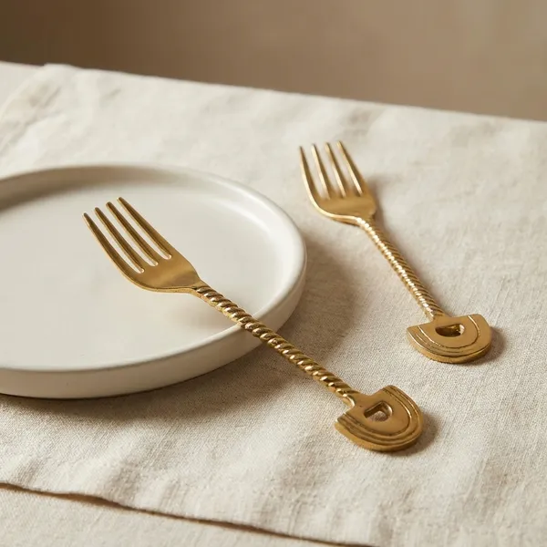 Brass_Fork_Set_(_Set_Of_4_)