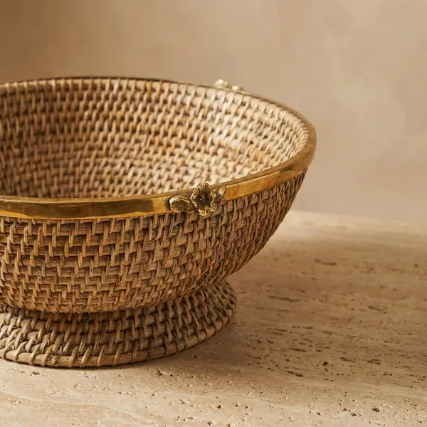 Brass_Rattan_Wine_Cooler_Bowl
