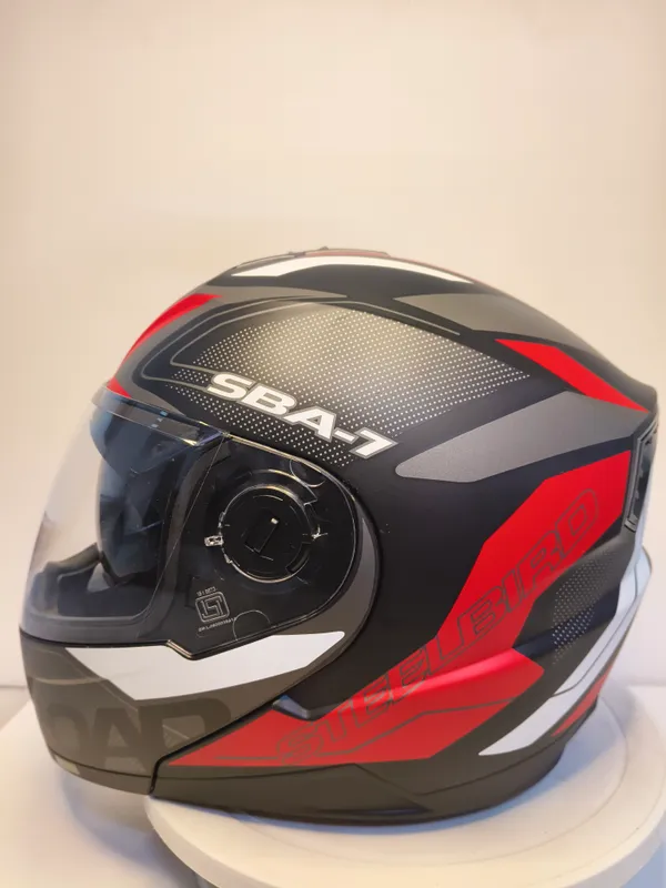 Matt_Black_With_Red_Graphics_Steel_Bird_Sba_7_Helmet