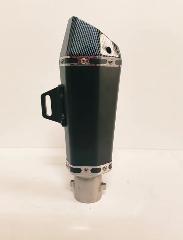 Matt_Black_Akra_Exhaust_With_Db_Killer
