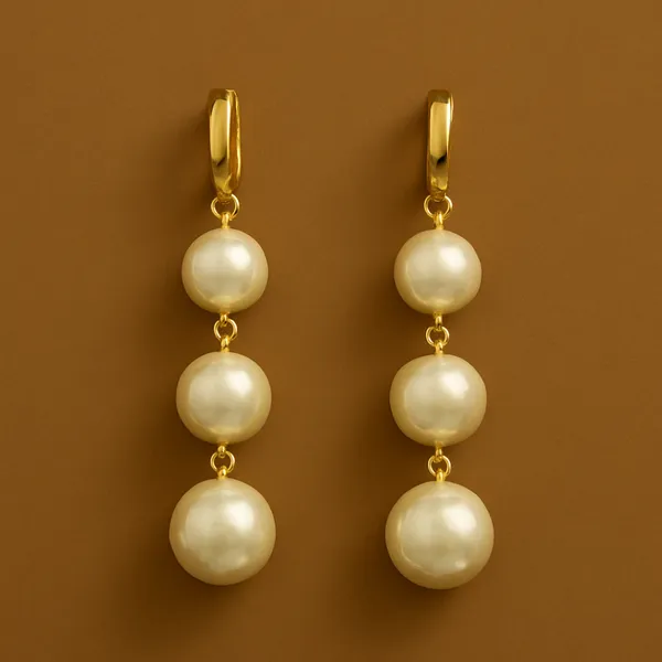 Off_White_&__Golden_Alloy_Trending_Earring_For_Women