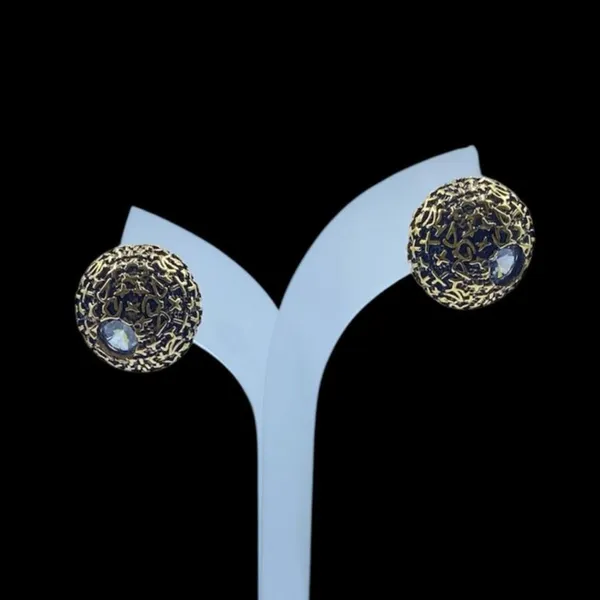 Black_&_Golden_Alloy_Trending_Earring_For_Women