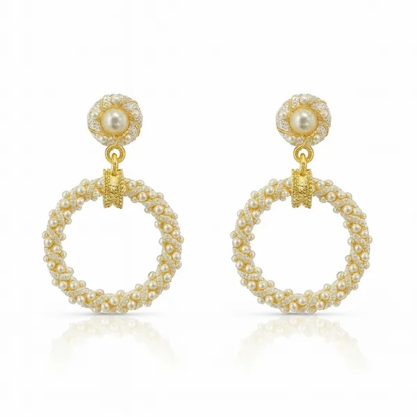 Off_White_&__&_Golden_Alloy_Trending_Earring_For_Women