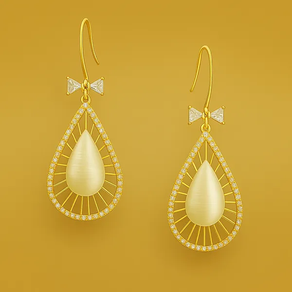 Off_White_&__&_Golden_Alloy_Trending_Earring_For_Women