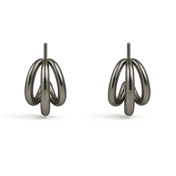 Jet_Black_Alloy_Trending_Earring_For_Women