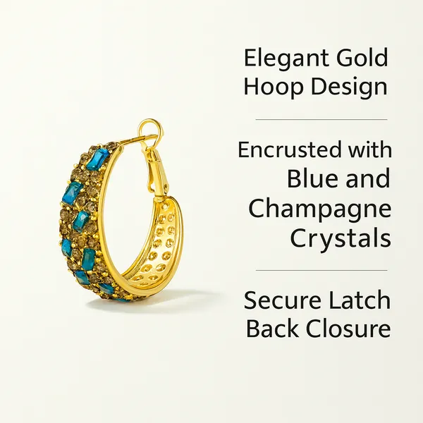 Golden_&_Blue_Alloy_Trending_Earring_For_Women