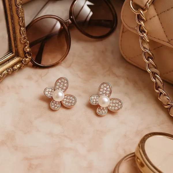 Rose_Golden_Alloy_Trending_Earring_For_Women