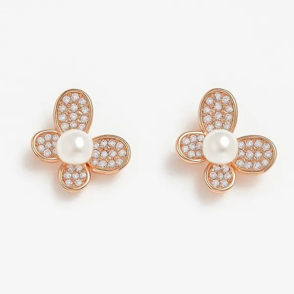 Rose_Golden_Alloy_Trending_Earring_For_Women