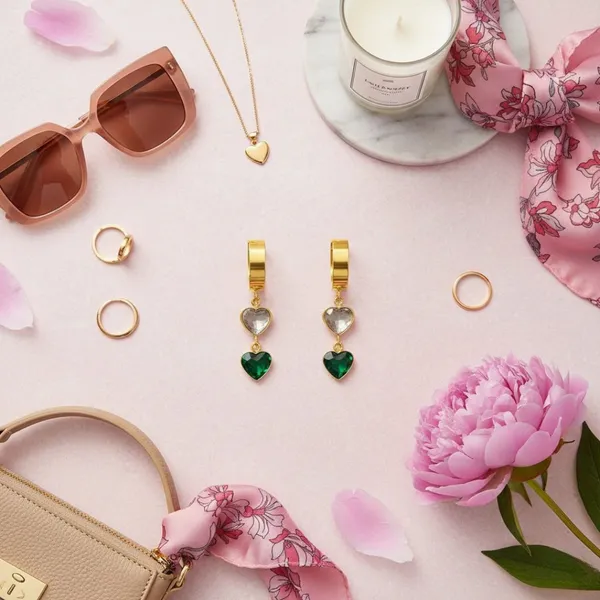 Golden_&_Green_Alloy_Trending_Earring_For_Women