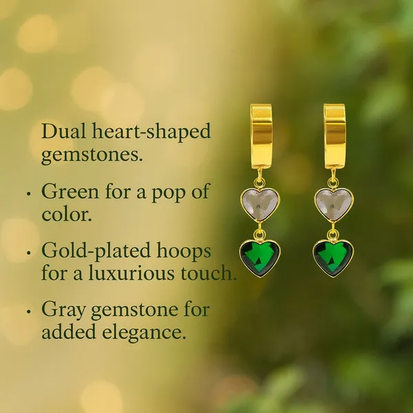 Golden_&_Green_Alloy_Trending_Earring_For_Women