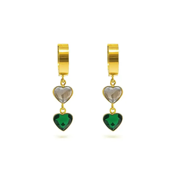 Golden_&_Green_Alloy_Trending_Earring_For_Women