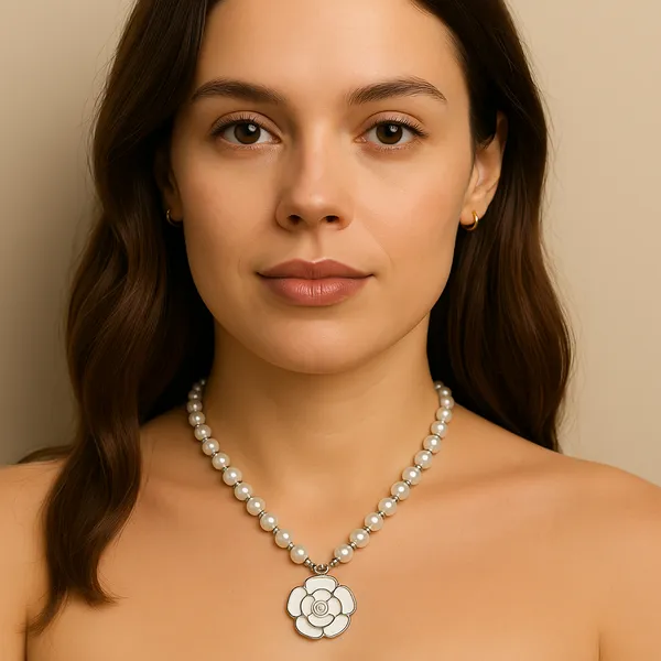 White_Alloy_Trending_Necklace_Set_For_Women