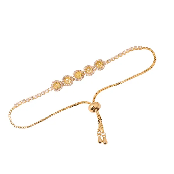 Golden_&_White_Alloy_Trending_Bracelet_For_Women