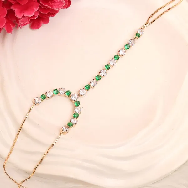 Green_&_White_Alloy_Trending_Bracelet_For_Women