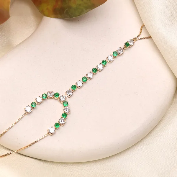 Green_&_White_Alloy_Trending_Bracelet_For_Women