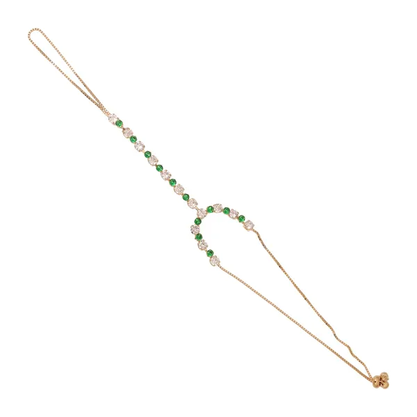 Green_&_White_Alloy_Trending_Bracelet_For_Women