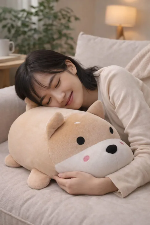 Beige_And_Cream_Super_Soft_Lazy_Sleeping_Shiba_Dog_Toy