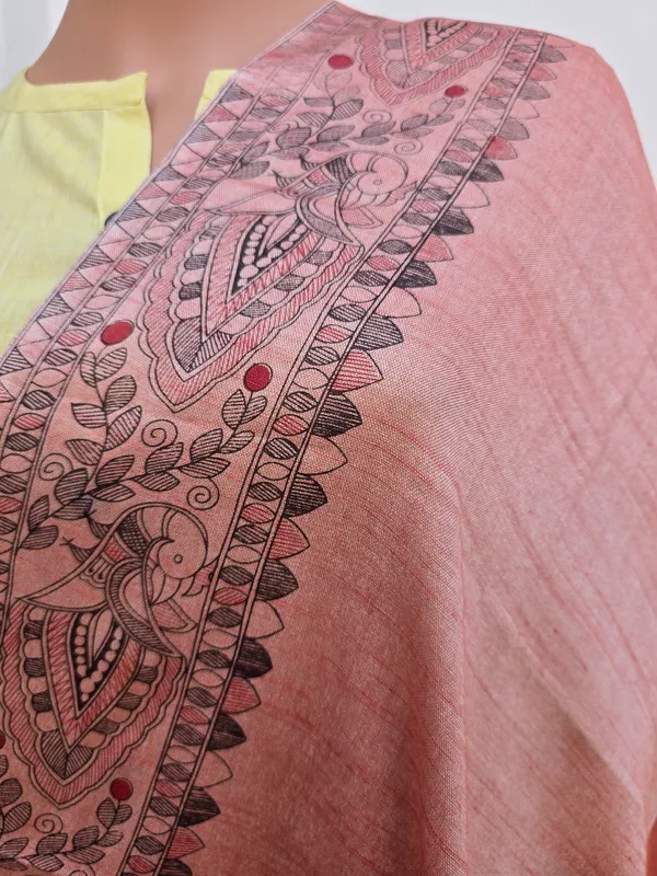 Light_Orange_Cotton_Dupatta_For_Women