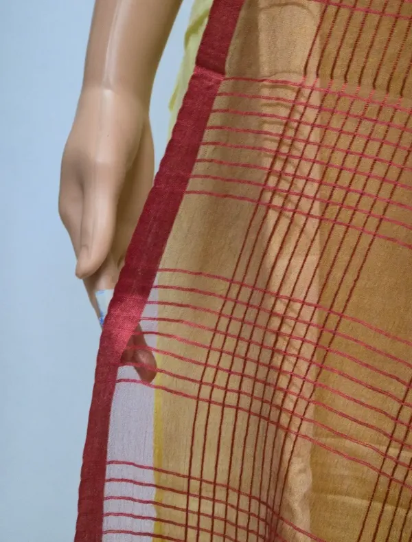 Maroon_Cotton_Khadi_Dupatta_For_Women