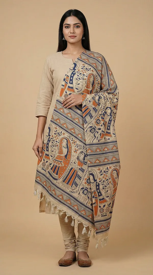 Chiku_Cotton_Dupatta_For_Women