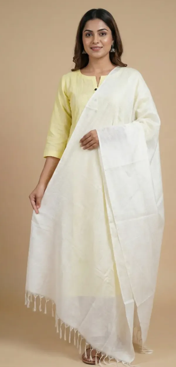 Off_White_Silk_Dupatta_For_Women