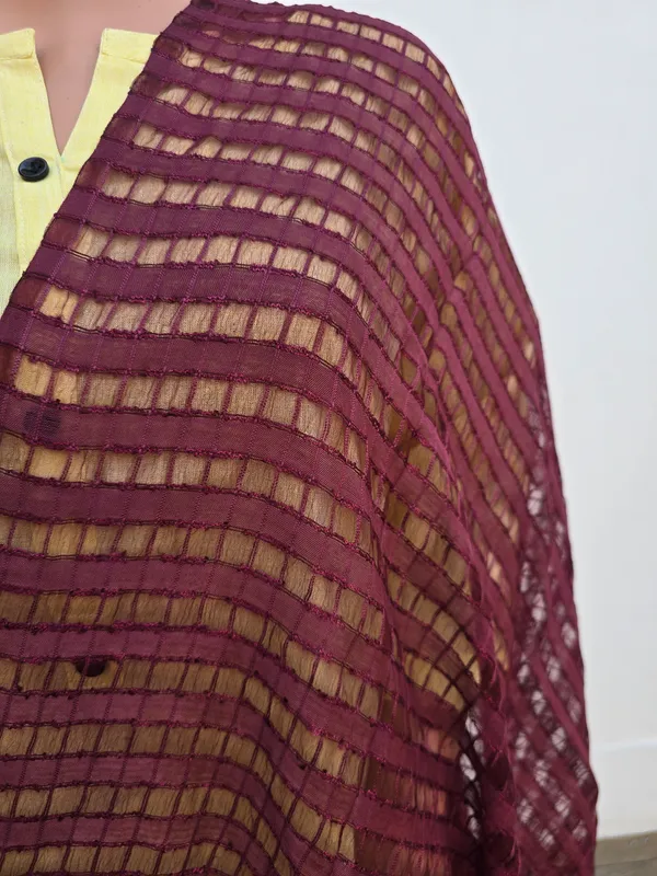 Brown_Silk_Dupatta_For_Women