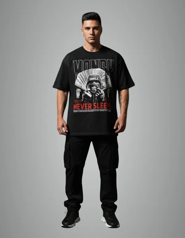 Black_Cotton_T-Shirt_For_Unisex