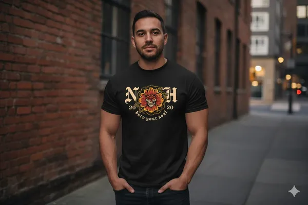 Black_Cotton_T-Shirt_For_Unisex