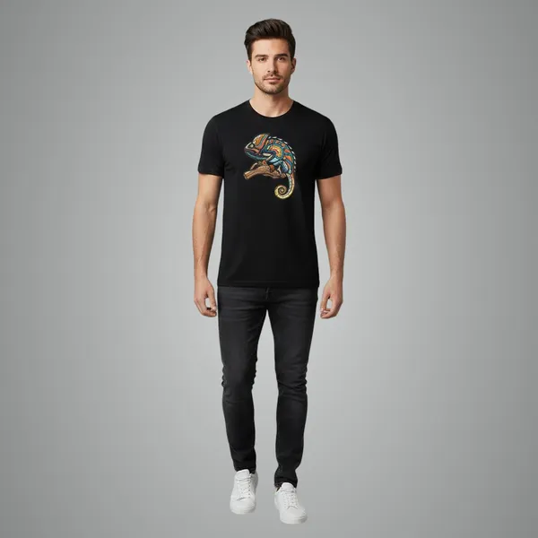 Black_Cotton_T-Shirt_For_Unisex
