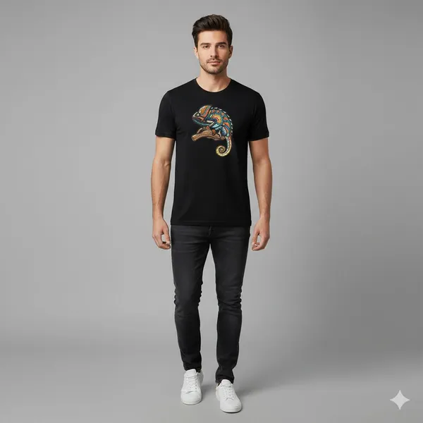 Black_Cotton_T-Shirt_For_Unisex