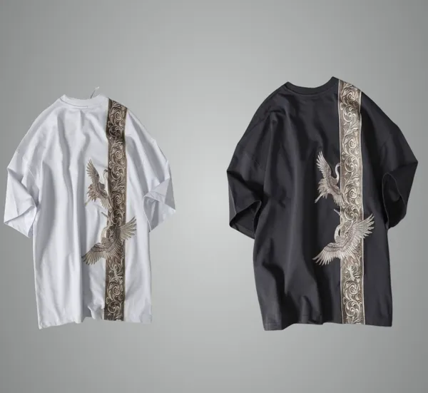 White_&_Black_Cotton_T-Shirt_For_Unisex_(_Combo_of_2_)