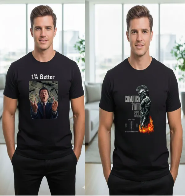Black_Cotton_T-Shirt_For_Unisex_(_Combo_of_2_)