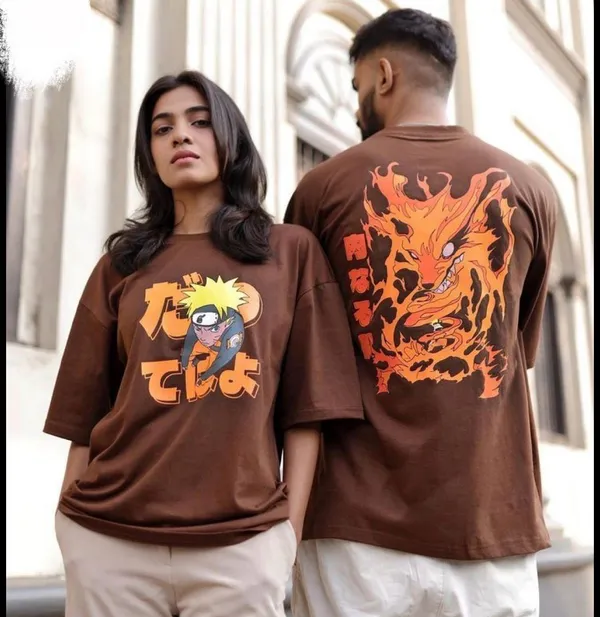 Brown_Cotton_T-Shirt_For_Unisex