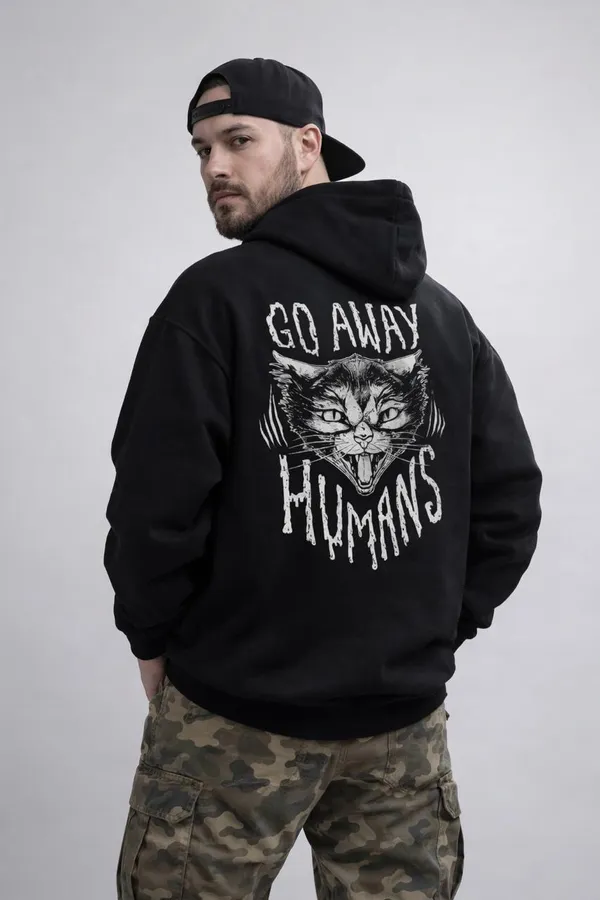 White_&_Black_Cotton_Hoodie_For_Unisex_(_Combo_of_2_)