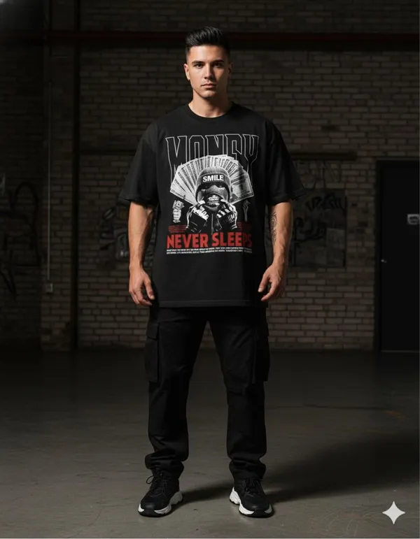 Black_Cotton_T-Shirt_For_Unisex