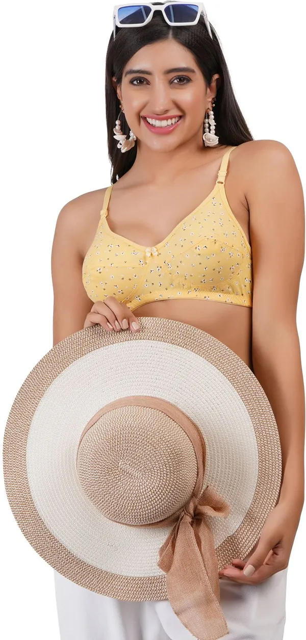 Green,_White_And_Yellow_Aashi_Everyday_Non_Padded_Bra_For_Women_Pack_Of_3