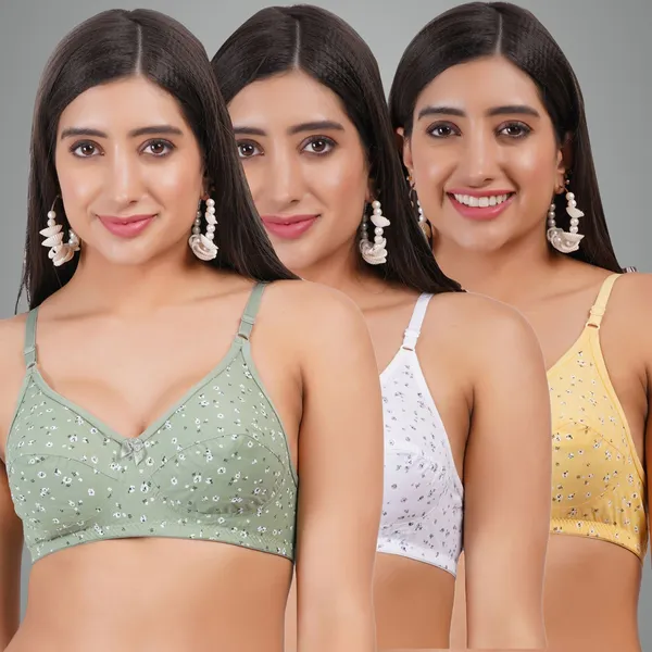 Green,_White_And_Yellow_Aashi_Everyday_Non_Padded_Bra_For_Women_Pack_Of_3