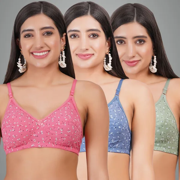 Pink,_Blue_And_Green_Aashi_Everyday_Non_Padded_Bra_For_Women_Pack_Of_3