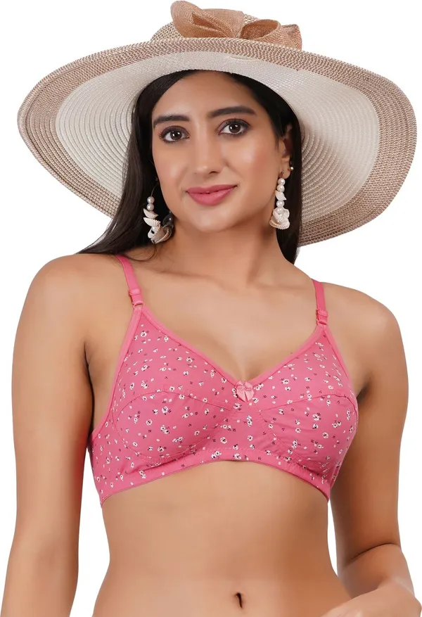 Pink,_Yellow_And_Blue_Aashi_Everyday_Non_Padded_Bra_For_Women_Pack_Of_3