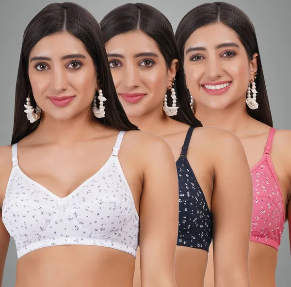 White,_Navy_Blue_And_Pink_Aashi_Everyday_Non_Padded_Bra_For_Women_Pack_Of_3